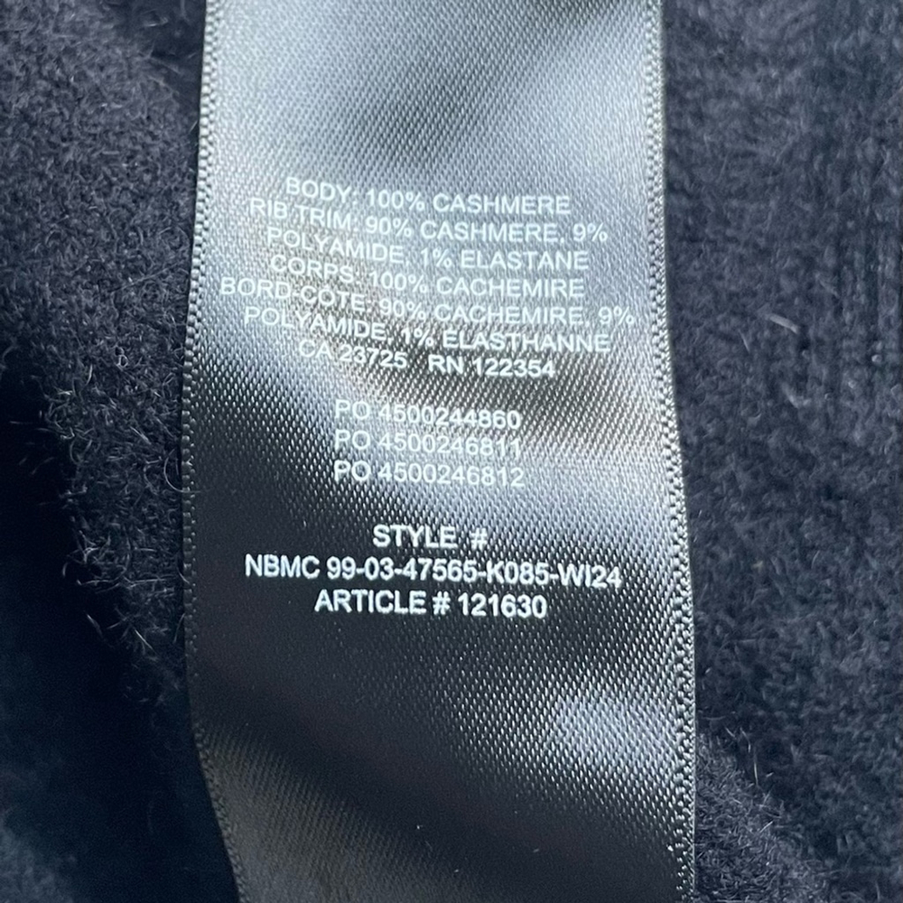 aritzia Black Cashmere Sweater classic small - Picture 6 of 10